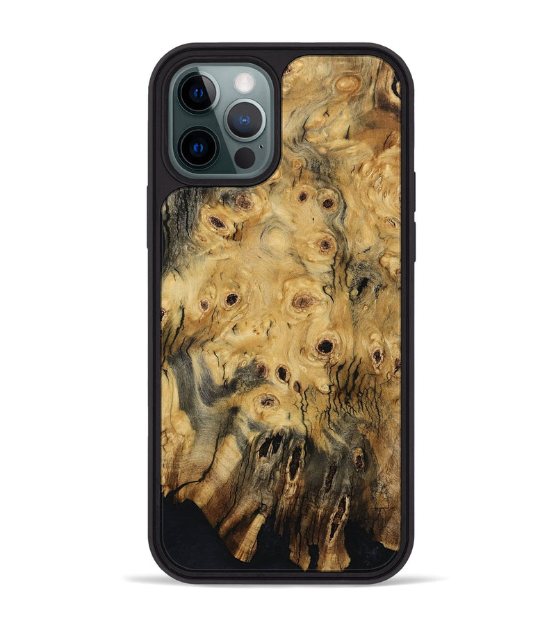 iPhone 12 Pro Max Wood Phone Case - David (Wood Burl, 800824)