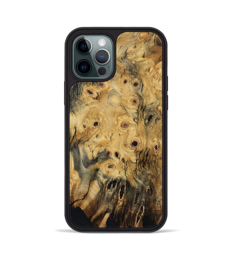 iPhone 12 Pro Wood Phone Case - David (Wood Burl, 800824)