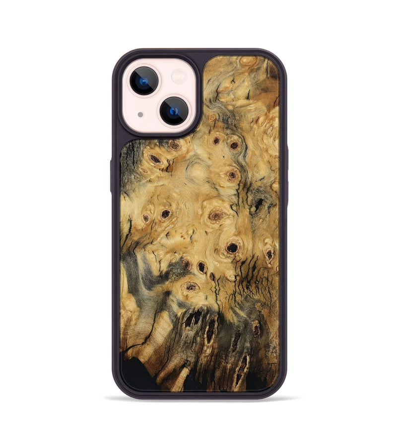 iPhone 14 Wood Phone Case - David (Wood Burl, 800824)