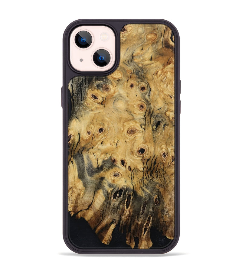 iPhone 14 Plus Wood Phone Case - David (Wood Burl, 800824)