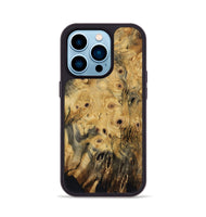 iPhone 14 Pro Wood Phone Case - David (Wood Burl, 800824)