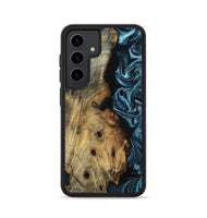Galaxy S24 Wood Phone Case - Daryl (Blue, 800825)