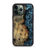 iPhone 13 Pro Max Wood Phone Case - Daryl (Blue, 800825)