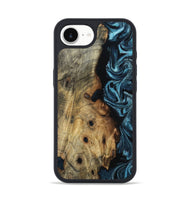 iPhone 16e Wood Phone Case - Daryl (Blue, 800825)