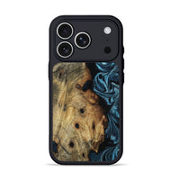 iPhone 17 Pro Wood Phone Case - Daryl (Blue, 800825)