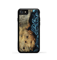 iPhone SE Wood Phone Case - Daryl (Blue, 800825)