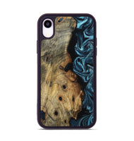 iPhone Xr Wood Phone Case - Daryl (Blue, 800825)