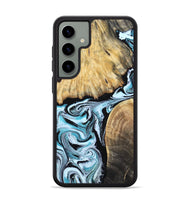 Galaxy S24 Plus Wood Phone Case - Rick (Blue, 800826)