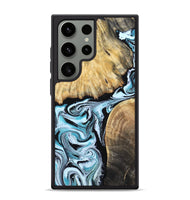 Galaxy S24 Ultra Wood Phone Case - Rick (Blue, 800826)
