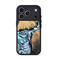 iPhone 17 Pro Wood Phone Case - Rick (Blue, 800826)