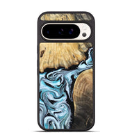Pixel 9 Pro Wood Phone Case - Rick (Blue, 800826)