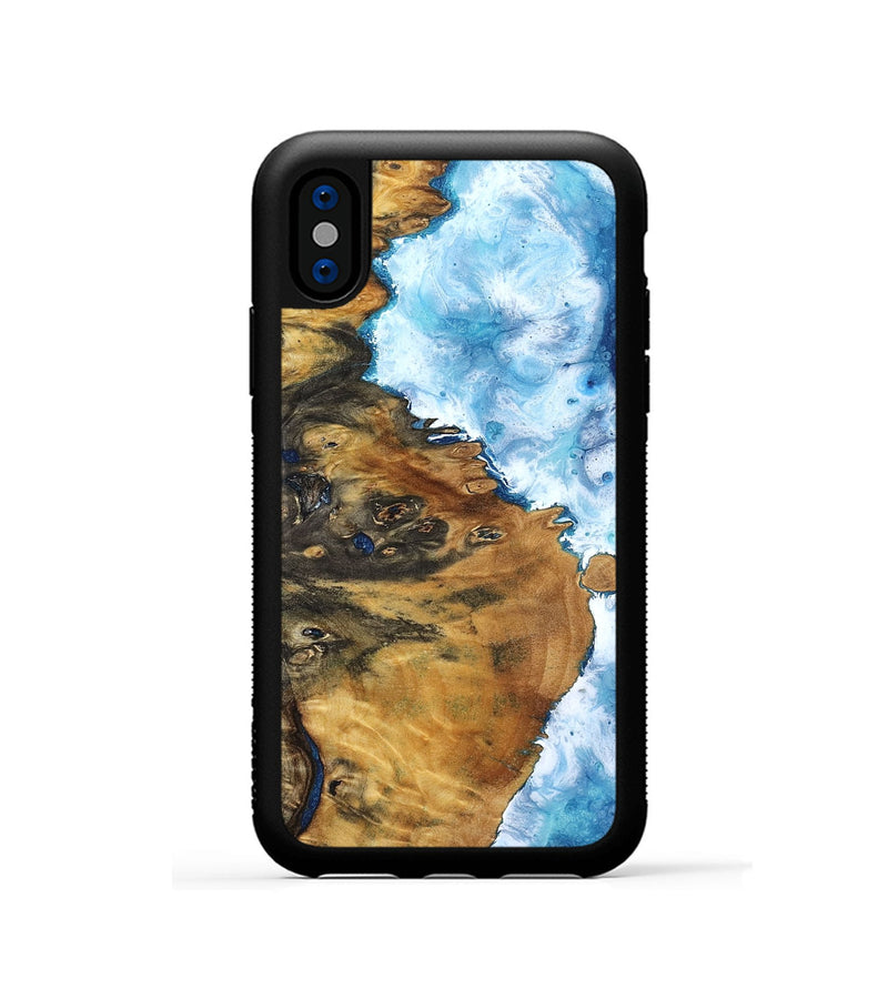 iPhone Xs Wood Phone Case - Aldo (Coastal, 800829)