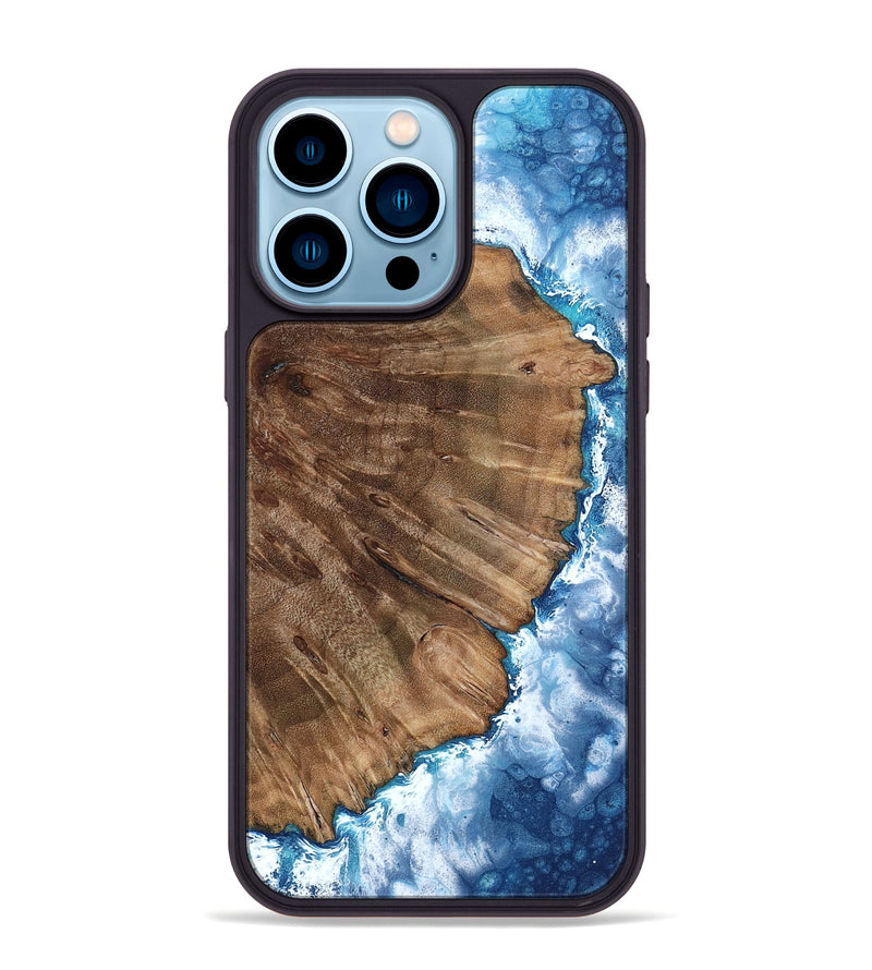 iPhone 14 Pro Max Wood Phone Case - Vickey (Coastal, 800832)