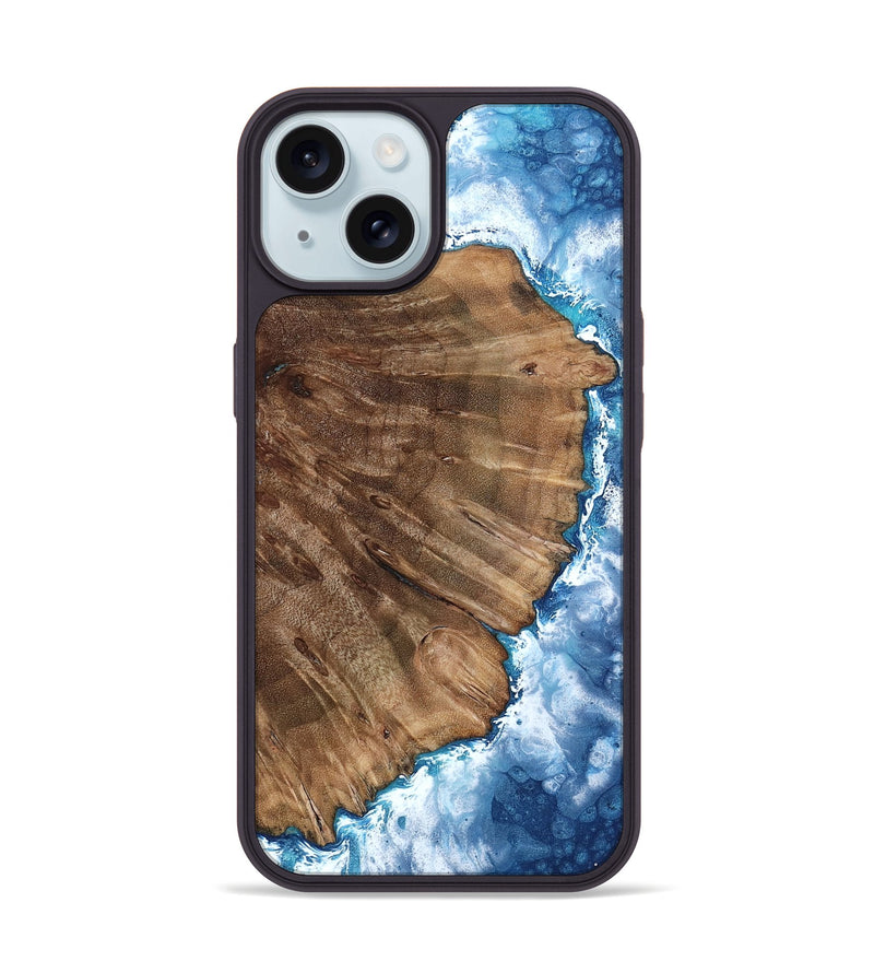 iPhone 15 Wood Phone Case - Vickey (Coastal, 800832)
