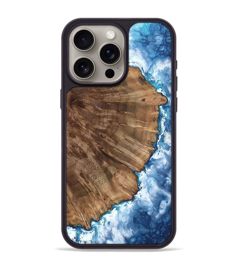 iPhone 15 Pro Max Wood Phone Case - Vickey (Coastal, 800832)
