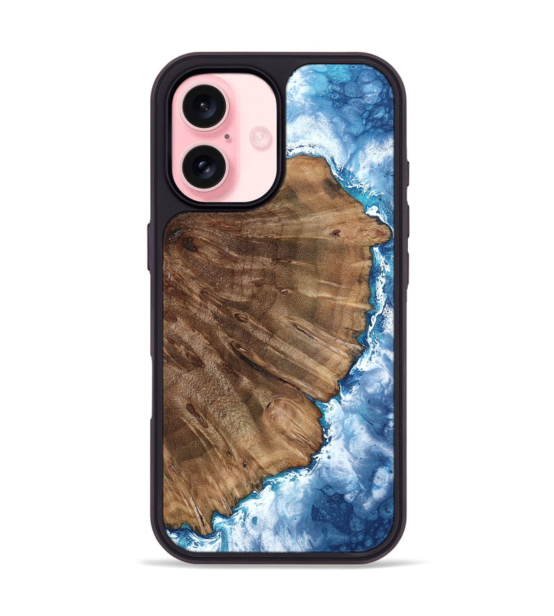 iPhone 16 Wood Phone Case - Vickey (Coastal, 800832)