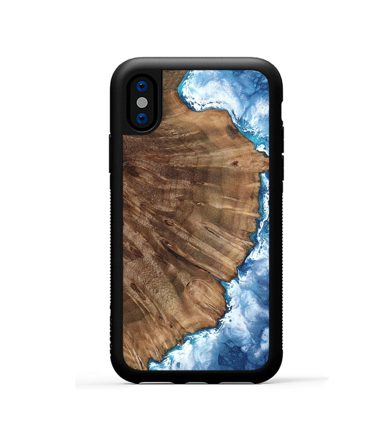 iPhone Xs Wood Phone Case - Vickey (Coastal, 800832)