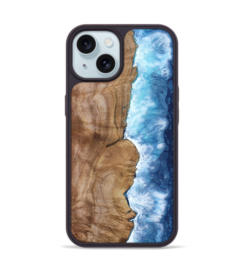 iPhone 15 Wood Phone Case - Eris (Coastal, 800833)