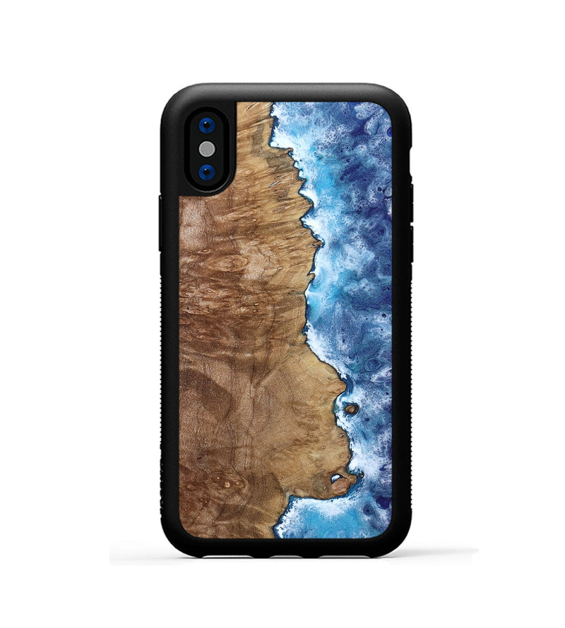 iPhone Xs Wood Phone Case - Lilah (Coastal, 800835)