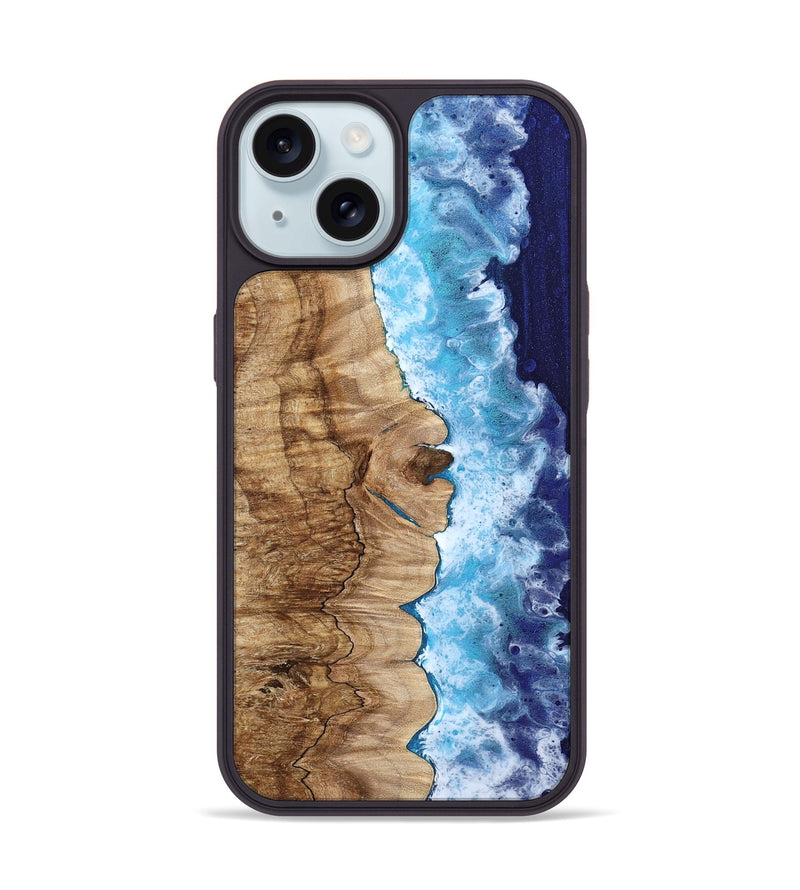iPhone 15 Wood Phone Case - Pam (Coastal, 800840)
