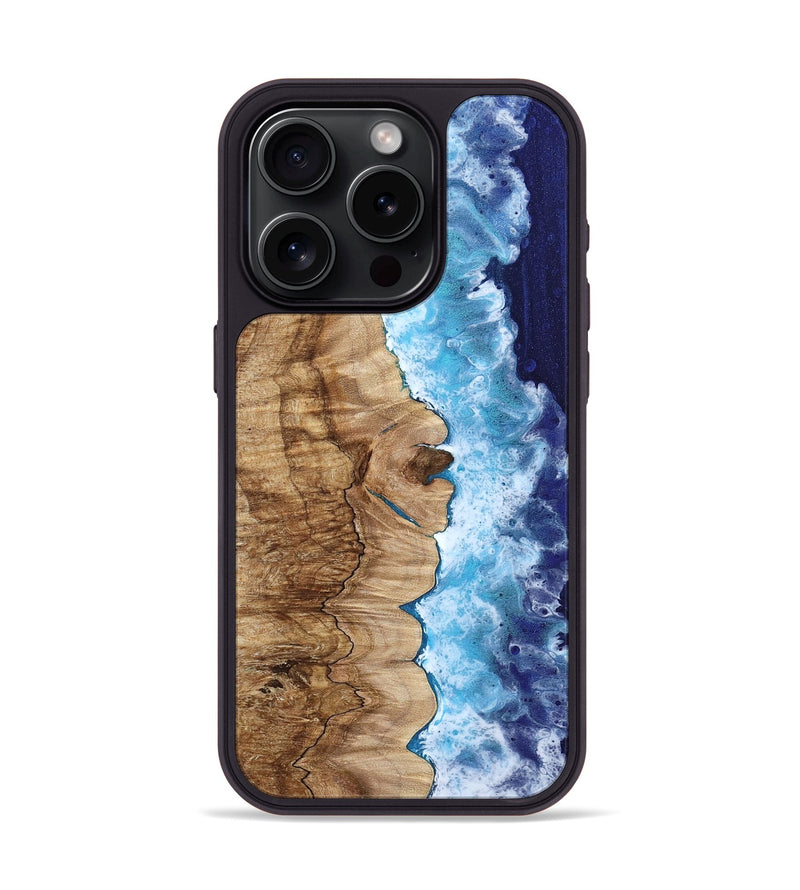 iPhone 15 Pro Wood Phone Case - Pam (Coastal, 800840)