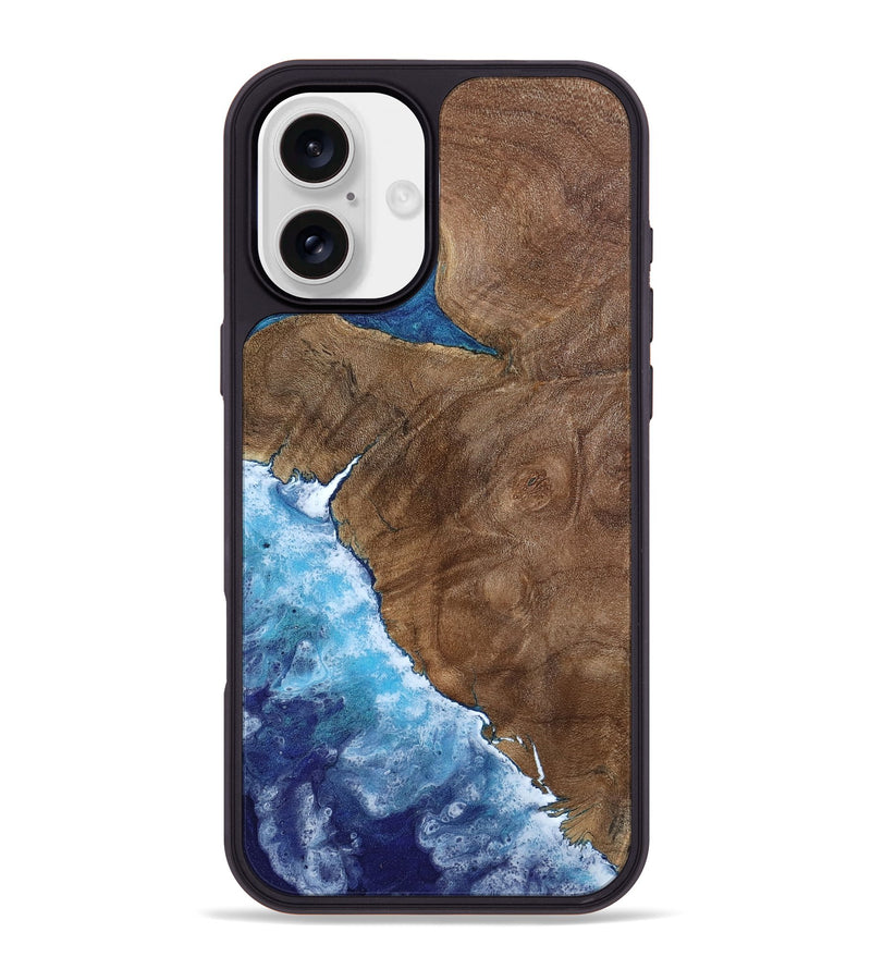 iPhone 16 Plus Wood Phone Case - Tierra (Coastal, 800841)