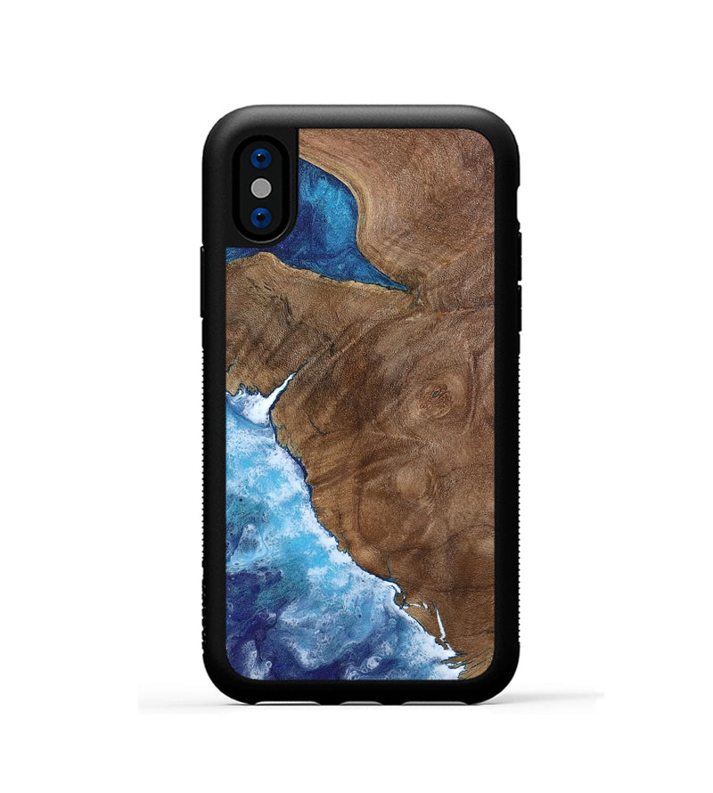 iPhone Xs Wood Phone Case - Tierra (Coastal, 800841)