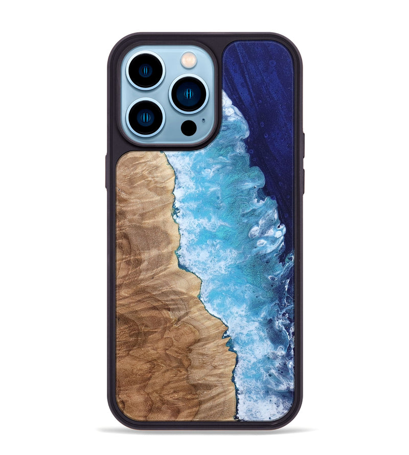iPhone 14 Pro Max Wood Phone Case - Latisha (Coastal, 800842)