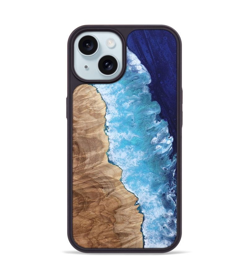 iPhone 15 Wood Phone Case - Latisha (Coastal, 800842)