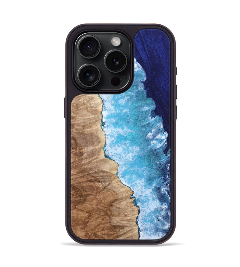 iPhone 15 Pro Wood Phone Case - Latisha (Coastal, 800842)