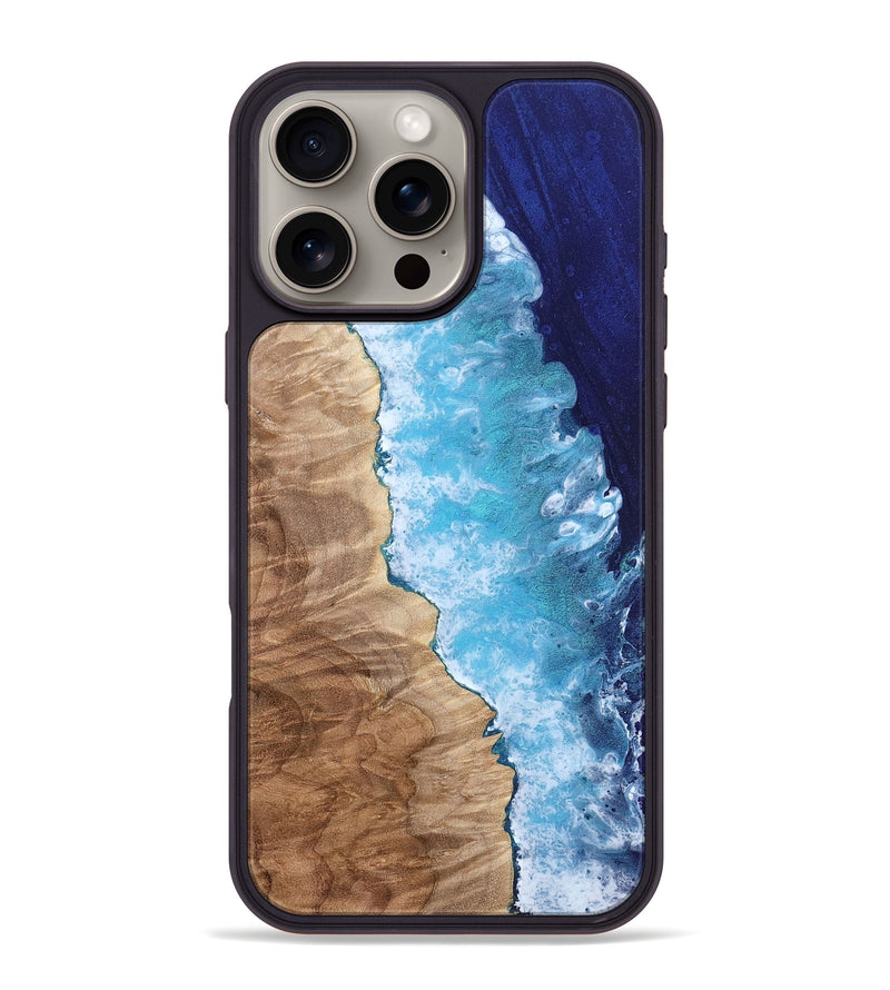 iPhone 16 Pro Max Wood Phone Case - Latisha (Coastal, 800842)