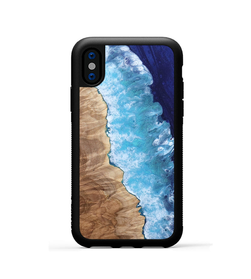 iPhone Xs Wood Phone Case - Latisha (Coastal, 800842)