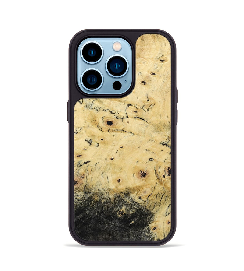 iPhone 14 Pro Wood Phone Case - Kristin (Wood Burl, 800845)