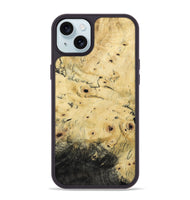 iPhone 15 Plus Wood Phone Case - Kristin (Wood Burl, 800845)