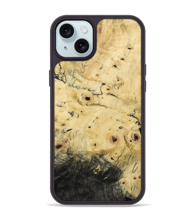 iPhone 15 Plus Wood Phone Case - Kristin (Wood Burl, 800845)