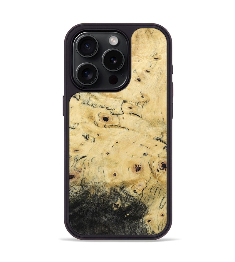 iPhone 15 Pro Wood Phone Case - Kristin (Wood Burl, 800845)