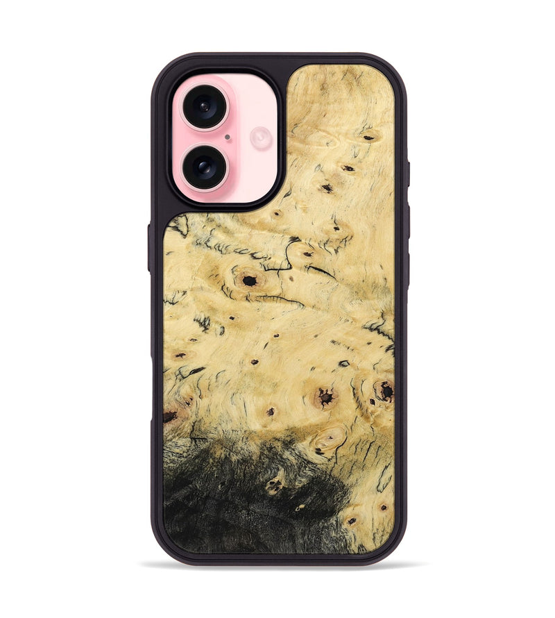iPhone 16 Wood Phone Case - Kristin (Wood Burl, 800845)