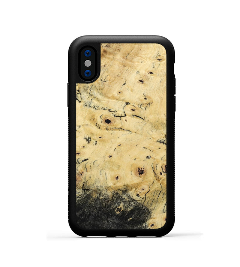 iPhone Xs Wood Phone Case - Kristin (Wood Burl, 800845)