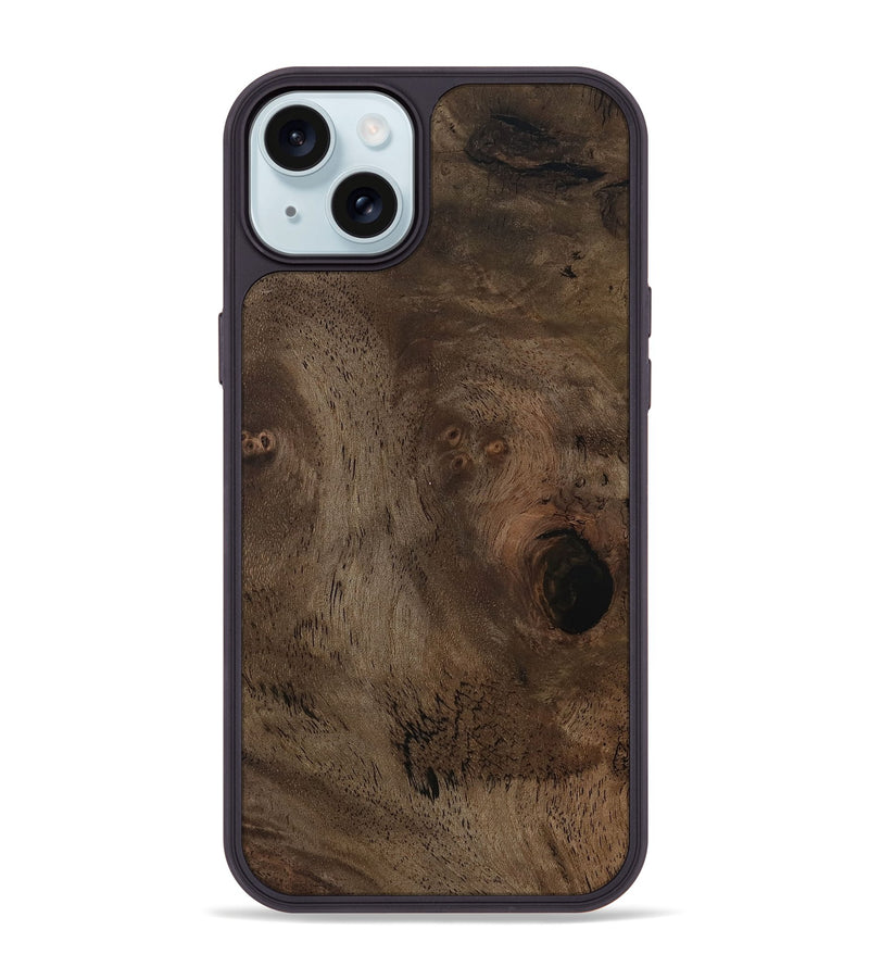 iPhone 15 Plus Wood Phone Case - Eugene (Wood Burl, 800846)