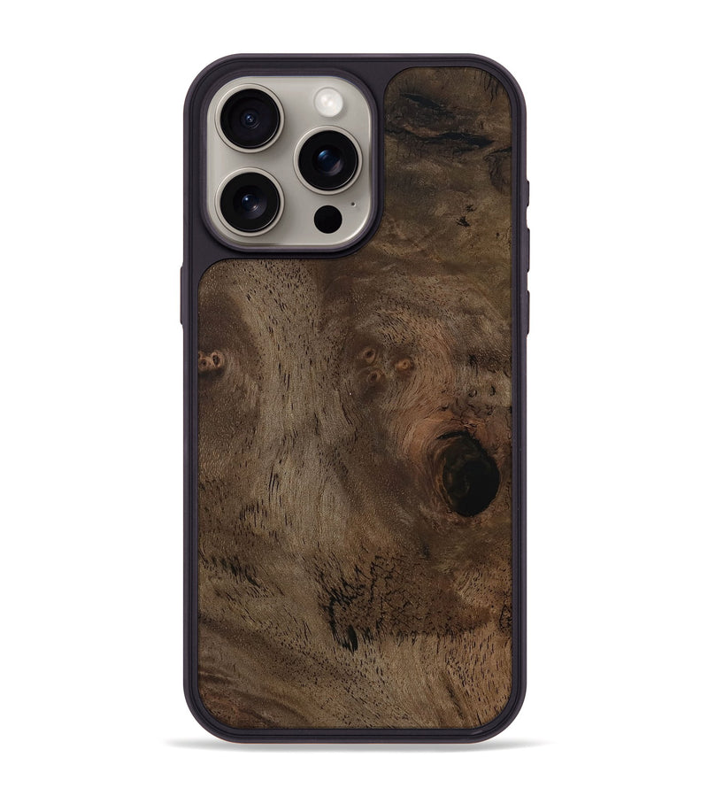 iPhone 15 Pro Max Wood Phone Case - Eugene (Wood Burl, 800846)