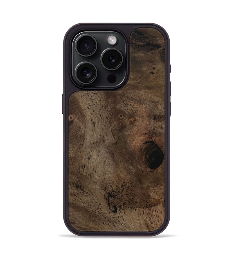 iPhone 15 Pro Wood Phone Case - Eugene (Wood Burl, 800846)