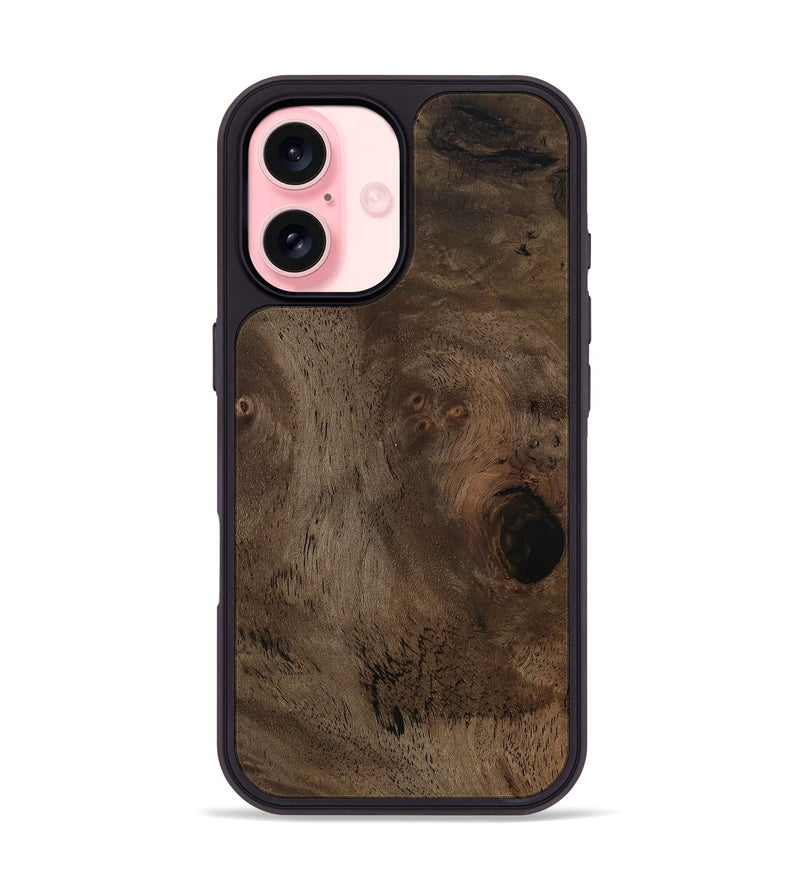iPhone 16 Wood Phone Case - Eugene (Wood Burl, 800846)