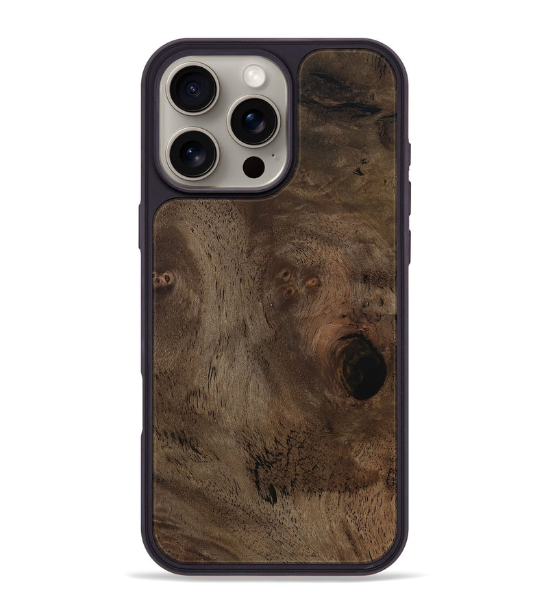 iPhone 16 Pro Max Wood Phone Case - Eugene (Wood Burl, 800846)