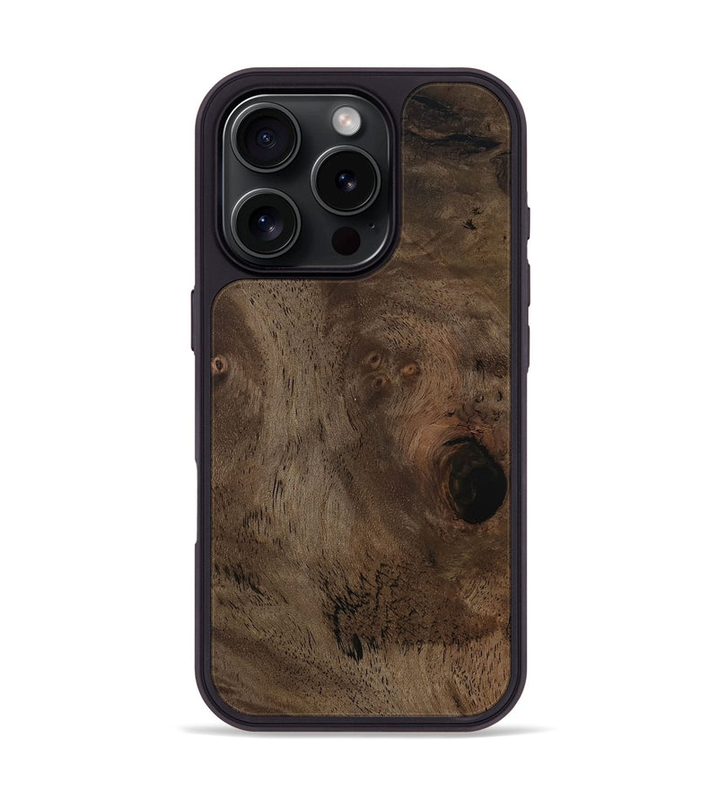 iPhone 16 Pro Wood Phone Case - Eugene (Wood Burl, 800846)