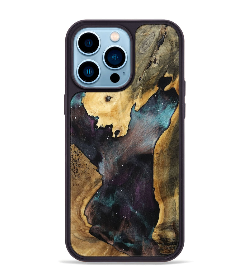 iPhone 14 Pro Max Wood Phone Case - Taniya (Cosmos, 800850)