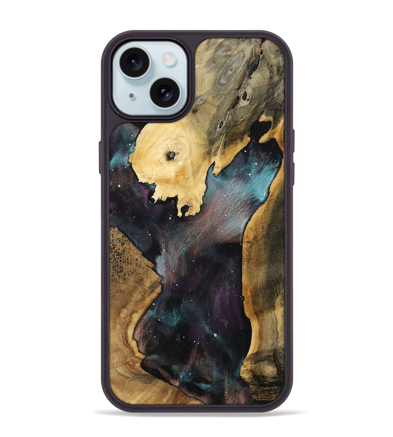 iPhone 15 Plus Wood Phone Case - Taniya (Cosmos, 800850)
