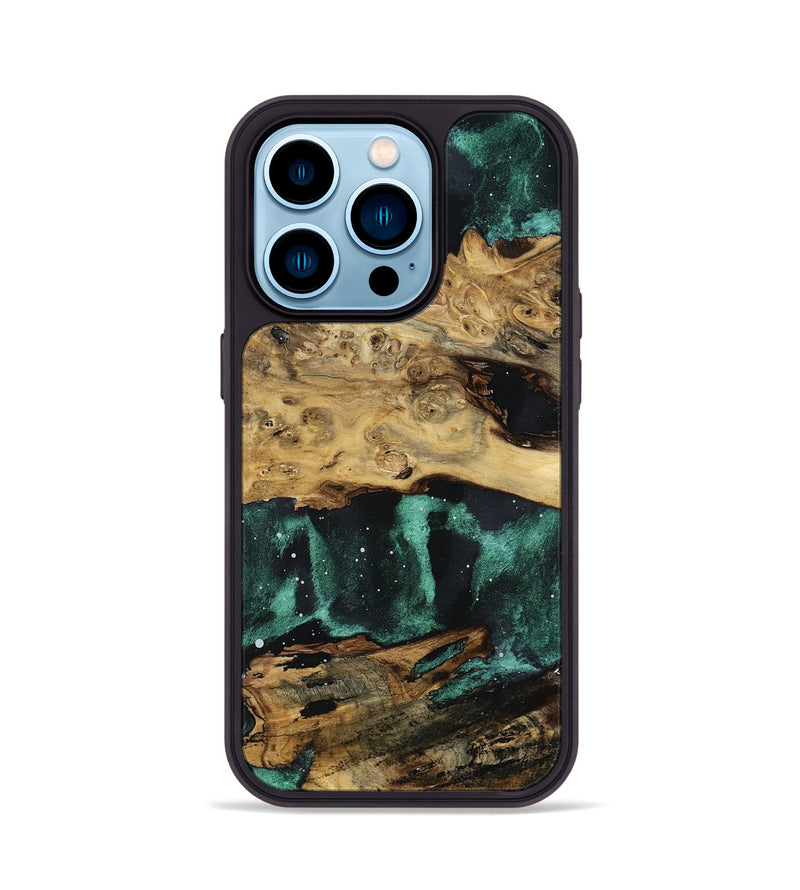 iPhone 14 Pro Wood Phone Case - Kennith (Cosmos, 800851)
