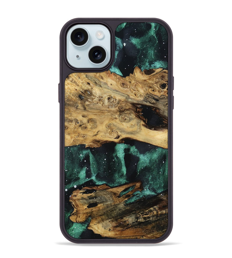 iPhone 15 Plus Wood Phone Case - Kennith (Cosmos, 800851)