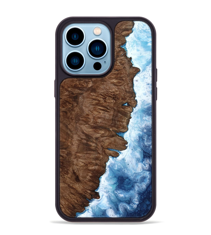 iPhone 14 Pro Max Wood Phone Case - Tamatha (Coastal, 800855)