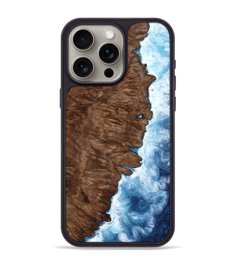 iPhone 15 Pro Max Wood Phone Case - Tamatha (Coastal, 800855)